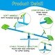 preview thumbnail 10 of 10, Upgraded Swiveling 360 Degrees Toddlers Sit and Spin Teeter Totter, Kids Outdoor Play Equipment for Backyard Playground