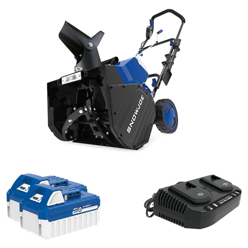 Snow Joe 24V-X2-SB18 18In 48V iON Cordless Snow Blower - 18-Inch
