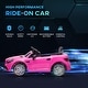 preview thumbnail 9 of 9, Mercedes SLC 300 12V Kids Ride-On Car, Remote Control, Music, Lights, Pink