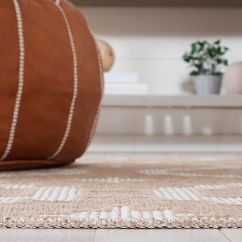 SAFAVIEH Aspect Jensina Rustic Moroccan Jute Rug