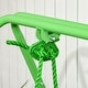 preview thumbnail 7 of 7, Outsunny Toddler Swing Set with Metal Stand, Safety Seat Belt, Backyard Indoor & Outdoor Baby Swing Set for Kids, Green
