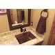 preview thumbnail 11 of 12, 19-in Rectangle Under Counter Hammered Copper Bathroom Sink (LREC19DB)