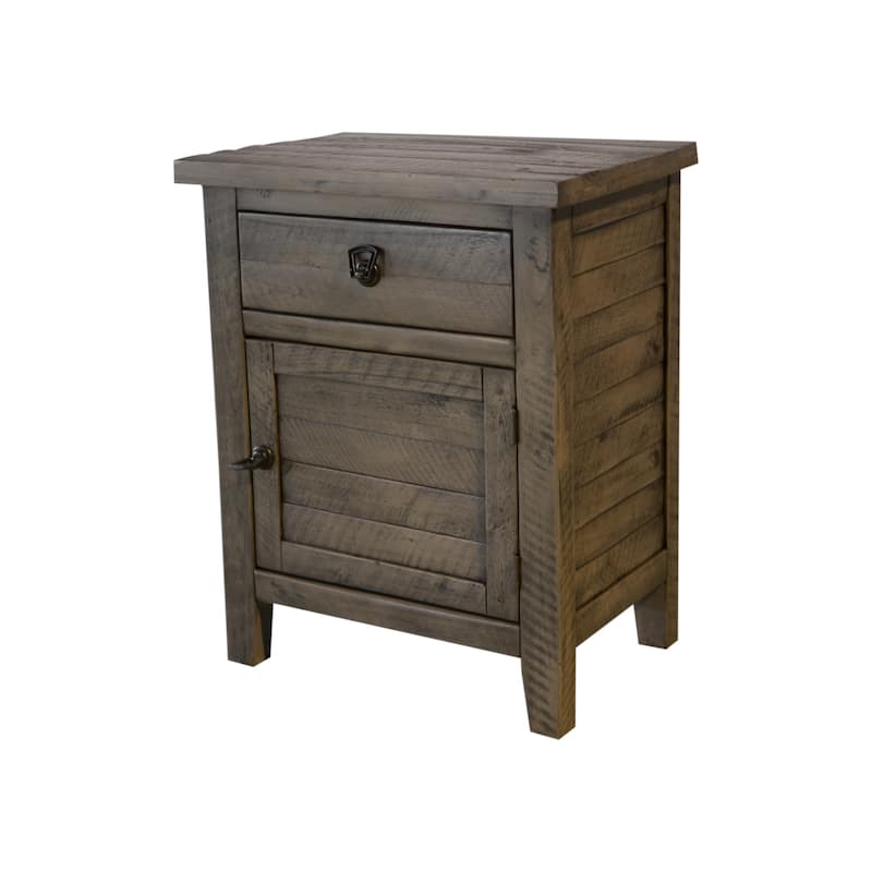 Montana Rustic Wood Nightstand