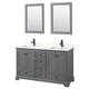Option Dark Gray, Black Trim, Giotto Quartz Top