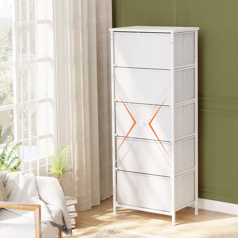 Pellebant 5 Drawers Vertical Storage Tower Organizer