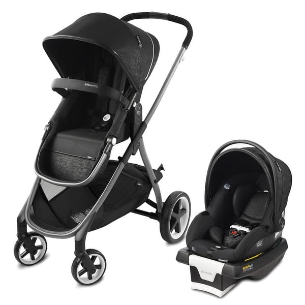 slide 2 of 29, GOLD SensorSafe Shyft Smart Modular Travel System Onyx Black