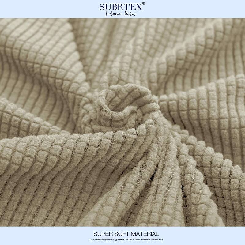 Subrtex Stretch Separate Sofa Cushion Slipcovers (1/2/3 PCS)