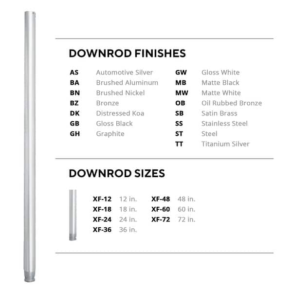 21 in. Satin Nickel Extension Downrod 21 in. Satin Nickel Extension Downrod