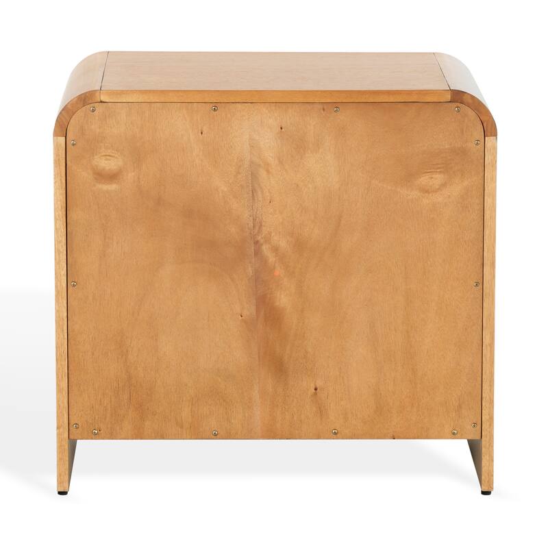 SAFAVIEH Couture Vitale Reeded Wood Nightstand