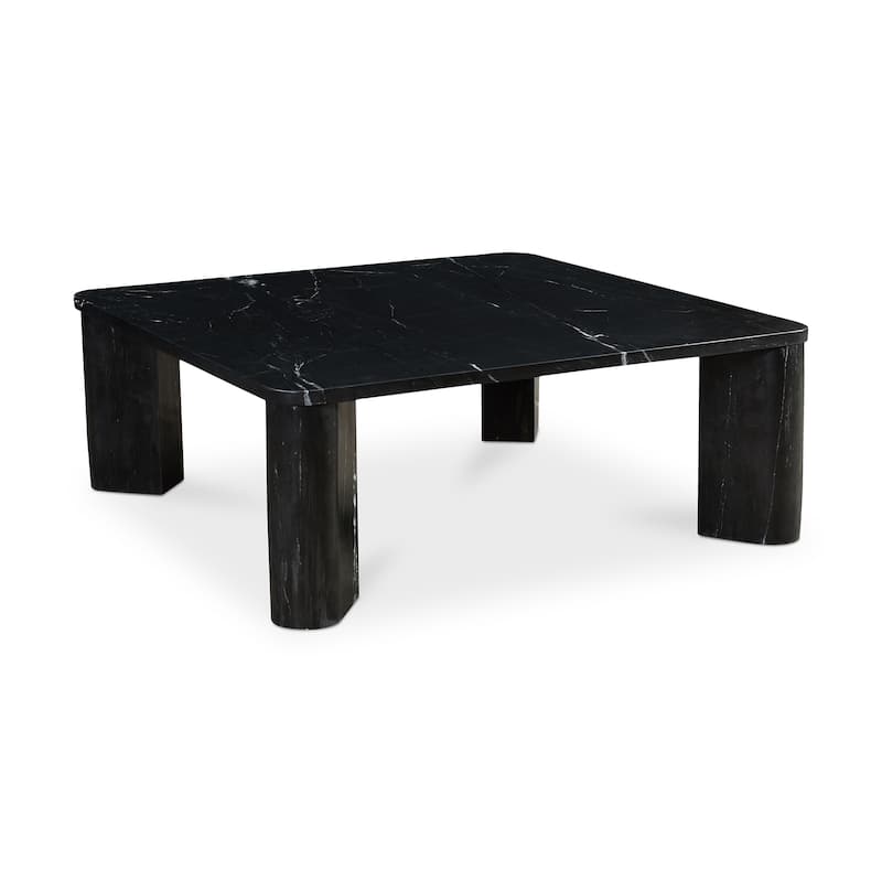 Aurelle Home Modern Solid Marble Coffee Table
