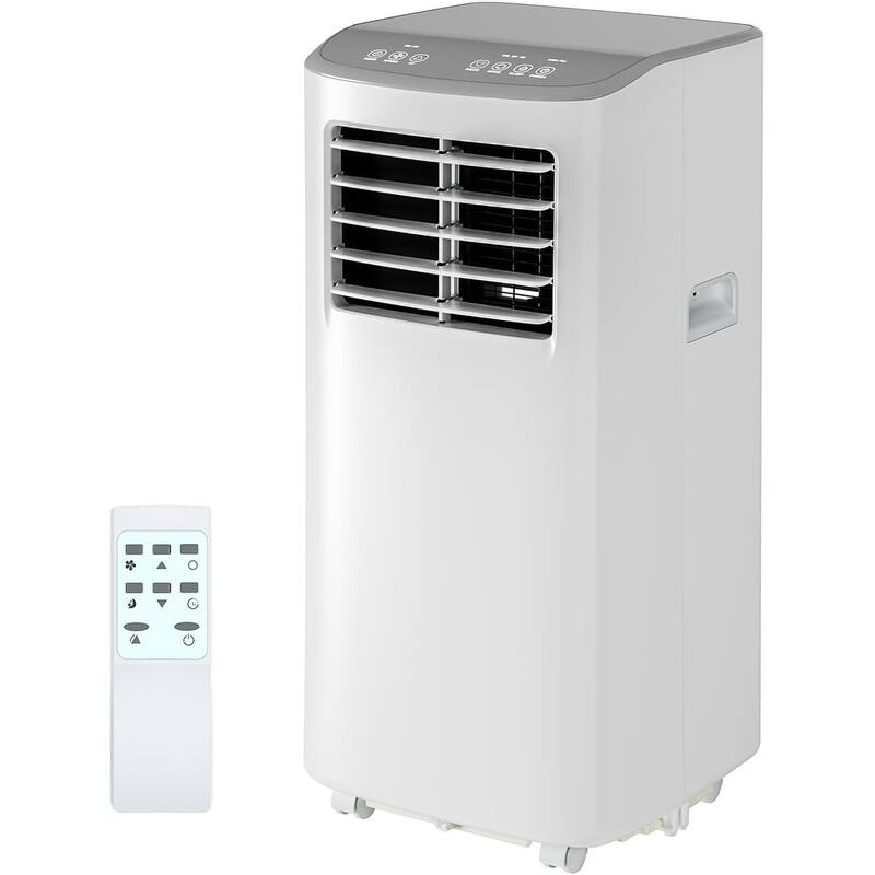 Portable Air Conditioner, 8,000 BTUs Room Air Conditioner, 3-in-1 Cooling AC Portable Air Conditioner - White