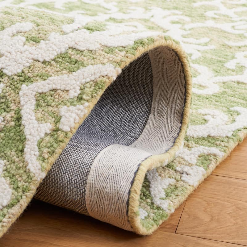 SAFAVIEH, Handmade Blossom Vesela Modern Floral Wool Rug