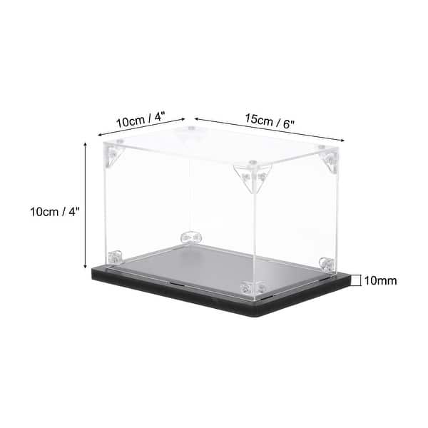 dimension image slide 29 of 65, Acrylic Display Case, for Displaying Collectibles, Dolls, Model Car