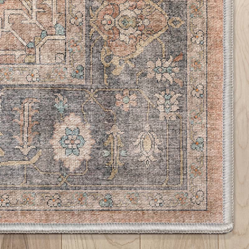 Well Woven Apollo Antigua Persian Oriental Machine Washable Area Rug