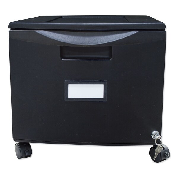 Single-Drawer Mobile Filing Cabinet, 14.75w x 18.25d x 12 ...