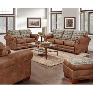 American Furniture Classics Model Deer Teal Lodge 4-Piece Set - Bed ...