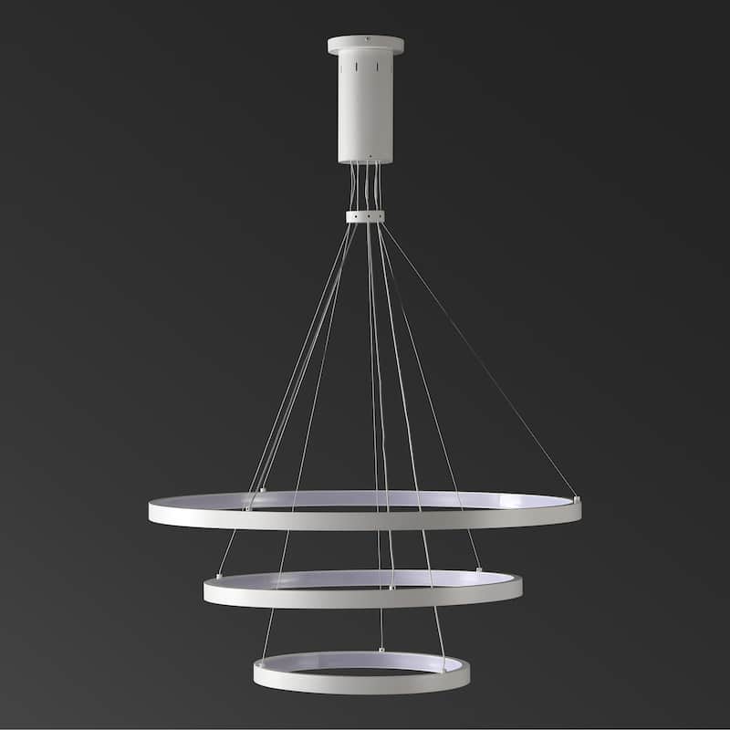 SAFAVIEH Couture Genoveva 3 Tier Chandelier - 32 In W x 32 In D x 22251 In H