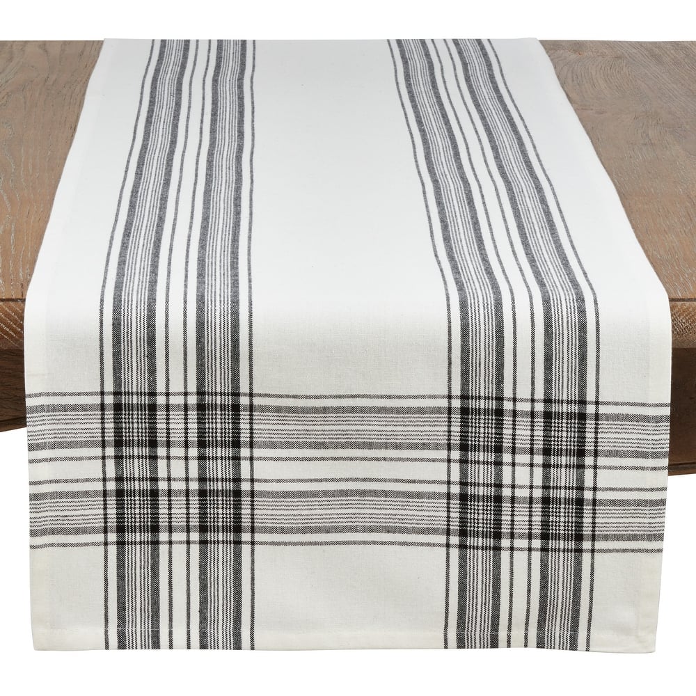 Cotton Plaid Design Table Runner