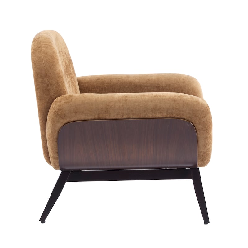Christopher Knight Home -Daniel Solid Wood And Fabric Armchair