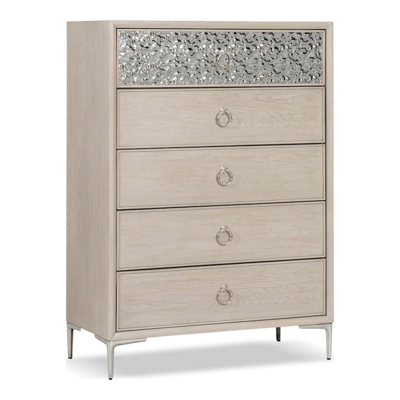 Furniture of America Fable Modern 3-Piece Solid Wood Chest and 2-Nightstand Bedroom Set