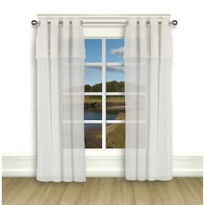 Geneva Elegant Sheer Grommet Curtain Panel