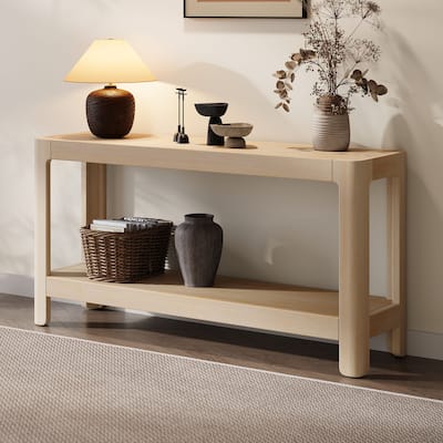 Christopher Knight Home - Mirod Modern Farmhouse Console Table with Elegant Minimalist Design