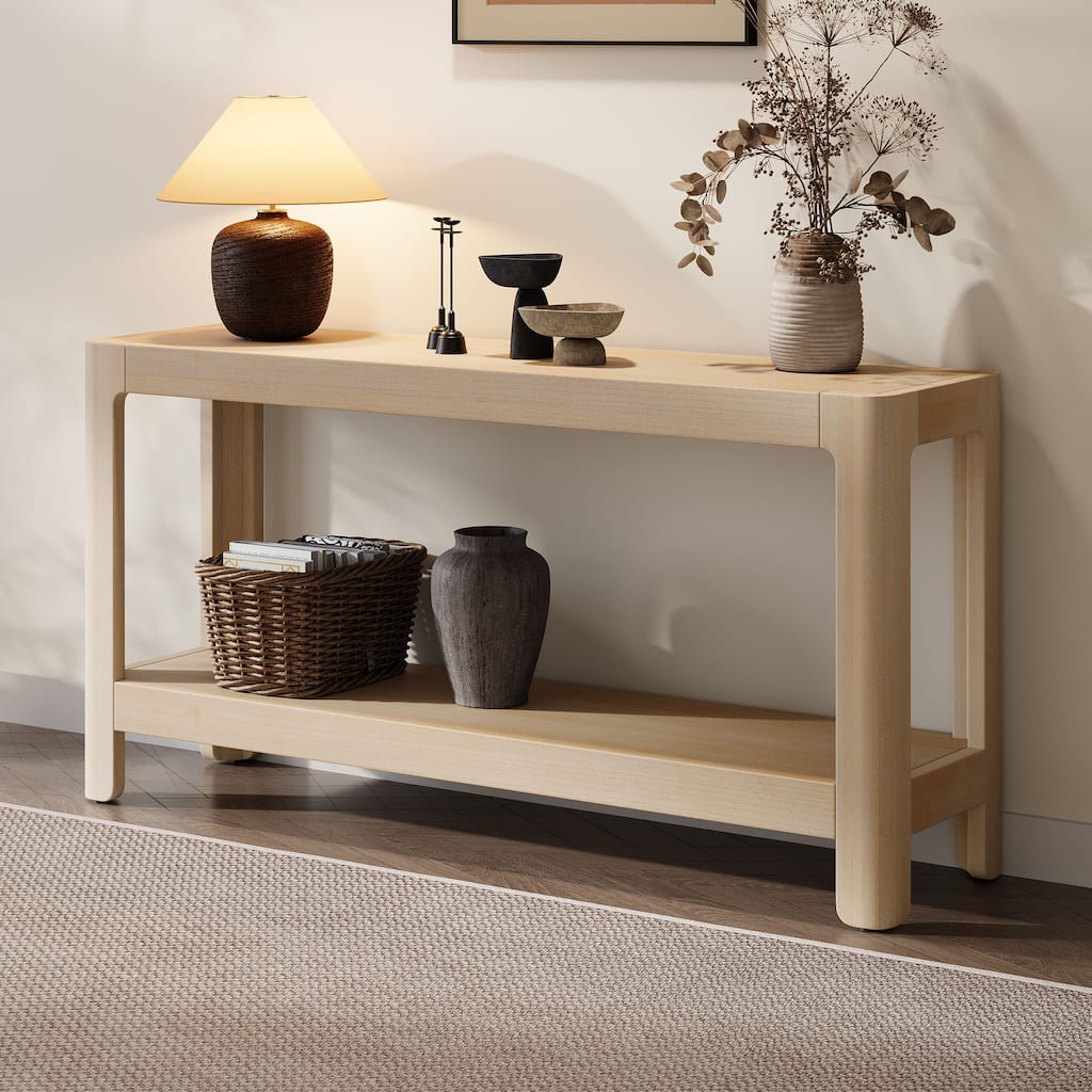 Christopher Knight Home - Mirod Modern Farmhouse Console Table with Elegant Minimalist Design