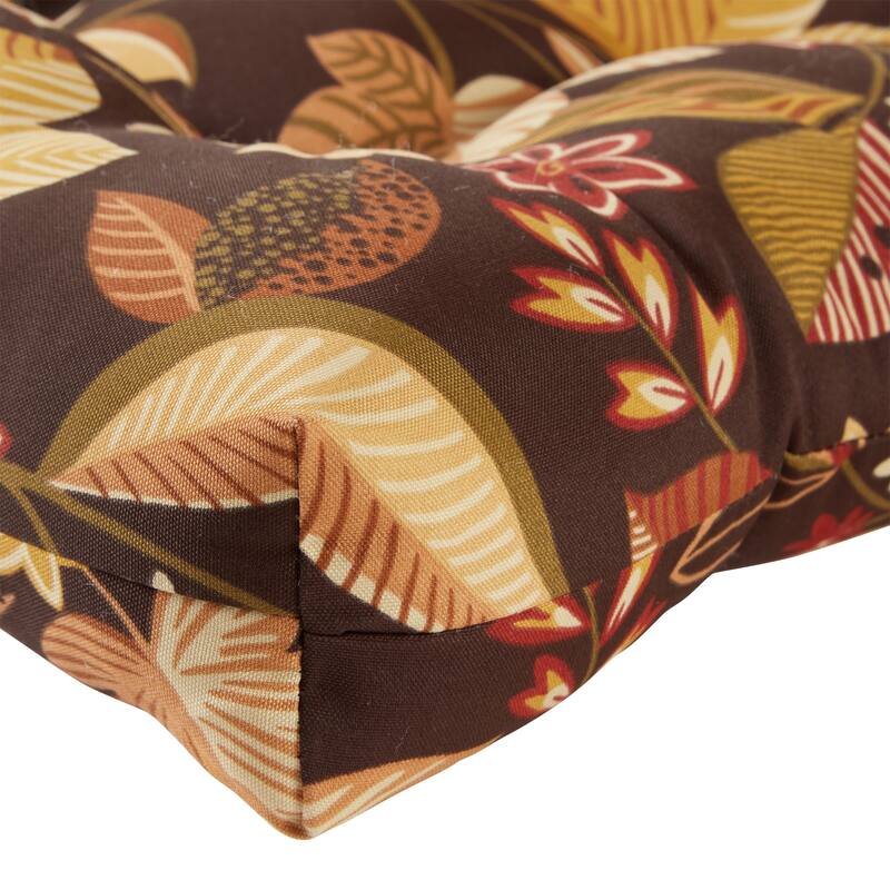 Outdoor Tufted Dining Chair Cushion