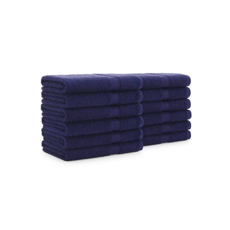 Arkwright True Color Towel Sets - Hand Towel - Set of 12 - Navy