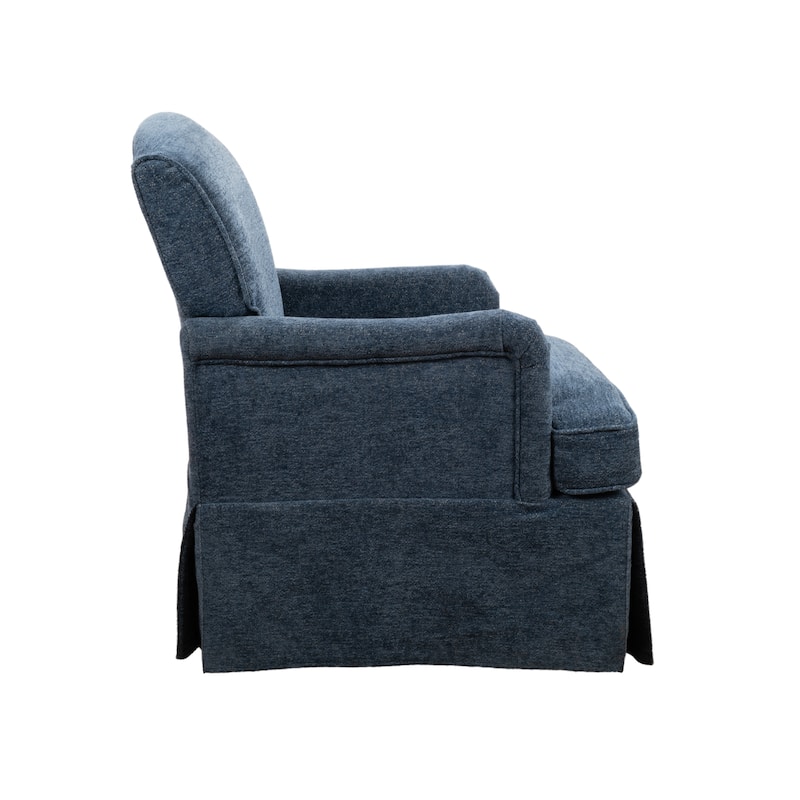 Art Leon Upholstered Swivel Accent Armchair