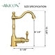 preview thumbnail 42 of 43, One-Handle Widespread Kitchen Bar Faucet