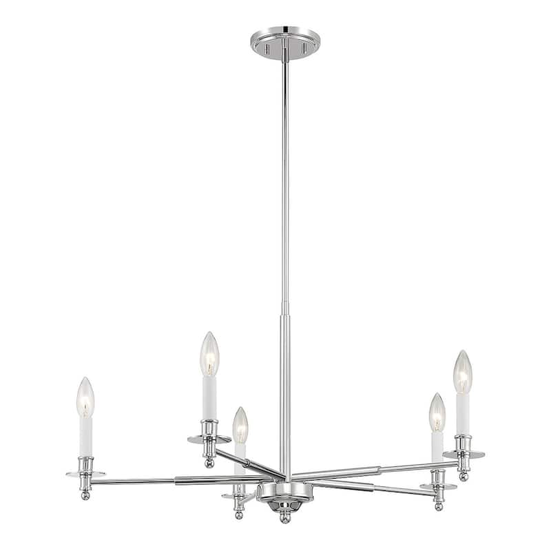 Savoy House 1-4410-5 Jasmine 5 Light 30" Wide Taper Candle Style