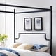 preview thumbnail 3 of 8, Beechmont Queen Size Upholstered Canopy Bed by Christopher Knight Home