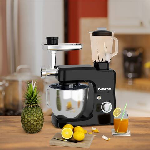 3 in 1 Stand Mixer 800W 6-Speed Tilt-Head Food Mixer