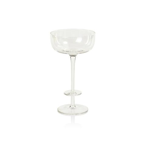 Ganvie Champagne Coup / Martini Glasses, Set of 4 - N/A