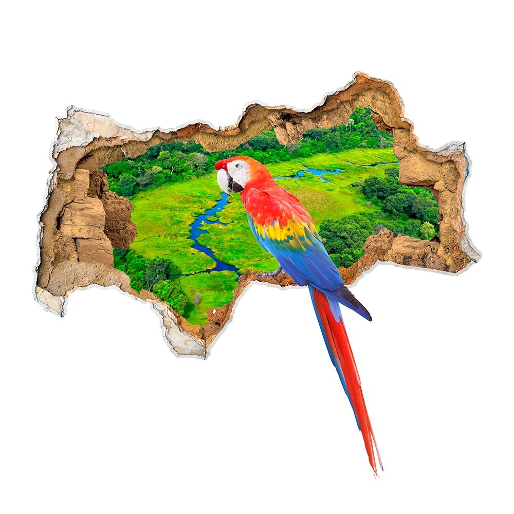 Shop 3d Parrot Wall Decal Mural Overstock 31510566
