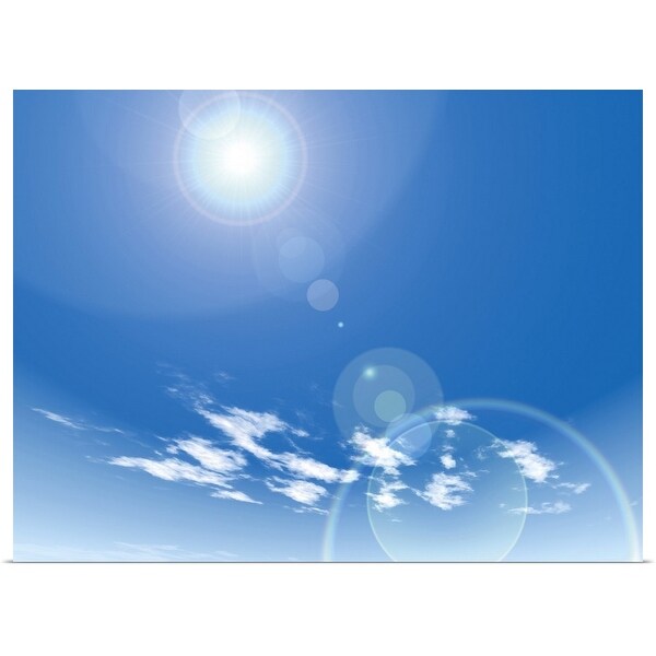 "Sun and sky" Poster Print