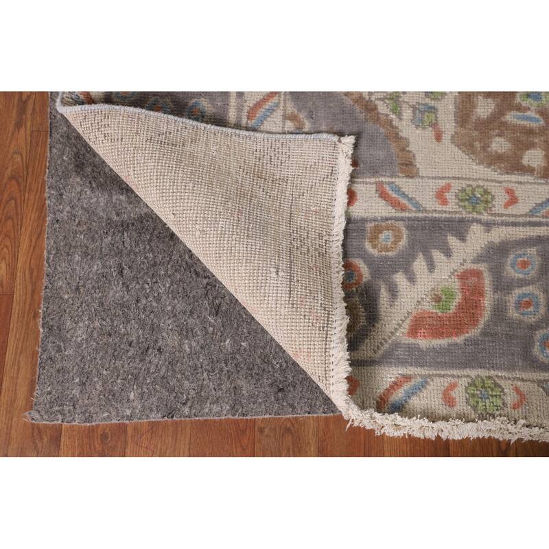 Over-Dyed Tabriz Persian Vintage Area Rug Hand-Knotted Wool Carpet - 8'1"x 10'8"
