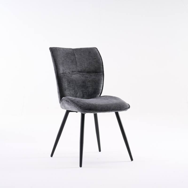 Dining Chairs Set of 2, Armless Kitchen Chairs, Soft Cushion