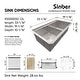 preview thumbnail 20 of 50, Sinber Undermount Double Bowl 304 Stainless Steel Kitchen Sink