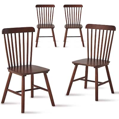 4 Pieces Of Dining Chair, Rubber Wood Material, Dining Chair, Solid Wood Chair, Solid Wood Dining Table Chair