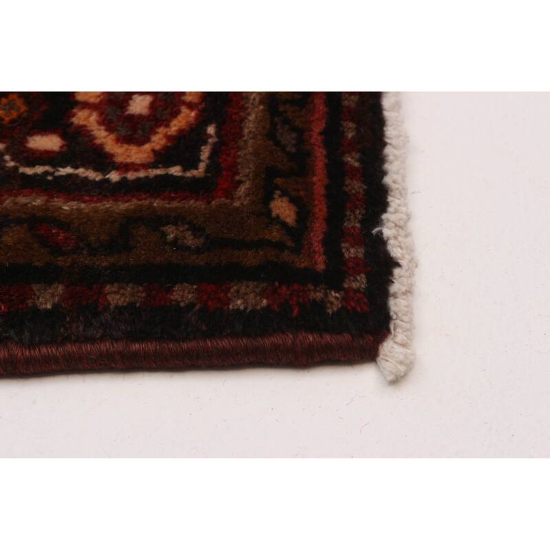 ECARPETGALLERY Hand-knotted Konya Anatolian Navy, Red Wool Rug - 3'10 x 9'8