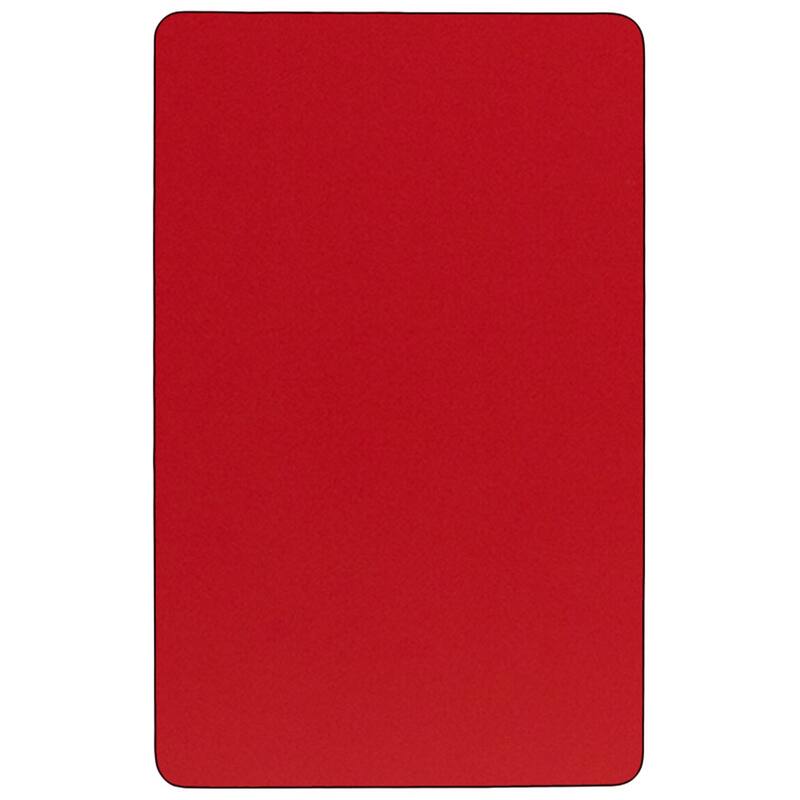 24''W x 48''L Rectangular HP Laminate Activity Table - Adjustable Legs - 48"D x 24"W x 21.25" - 30.25"H