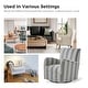 preview thumbnail 23 of 31, HULALA HOME Pancy Traditional Swivel Armchair with Jacobean Strip Pattern Set of 2