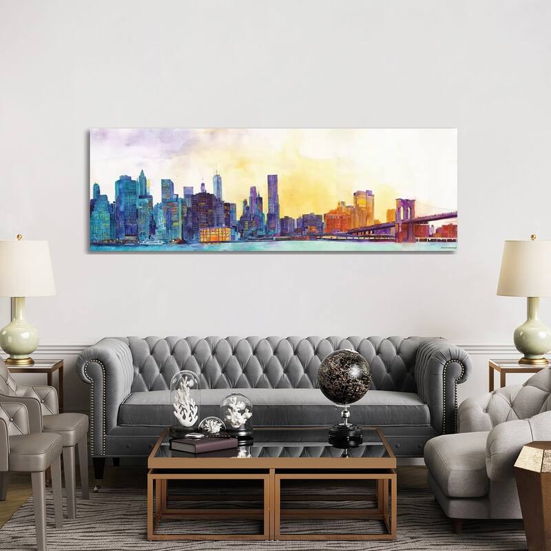 iCanvas "NYC Panorama" by Maja Wronska Canvas Print