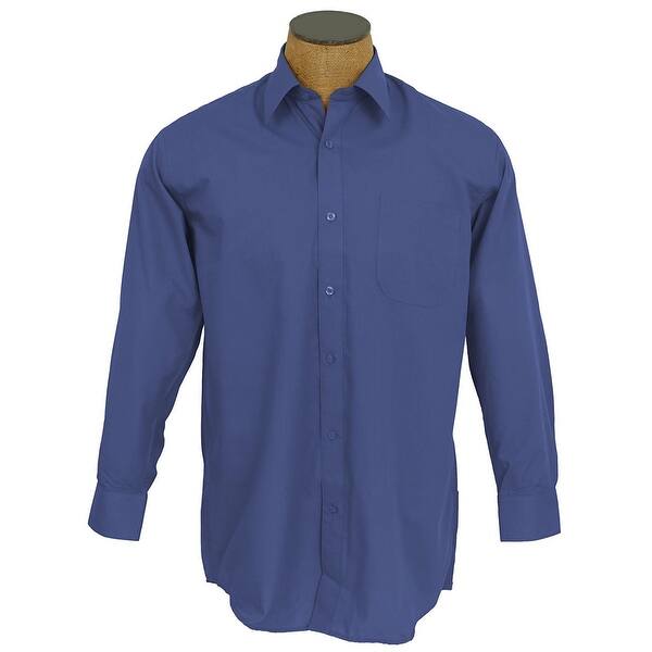 Shop Boys Solid Color Cotton Blend Dress Shirt Overstock 21655946