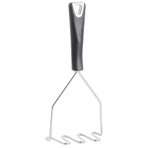 Martha Stewart Everyday Stainless Steel Masher Utensil in Grey - One Size