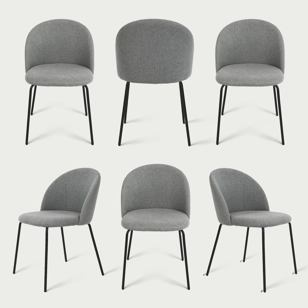 Modern Uphostery Dining Chair, Set of 6