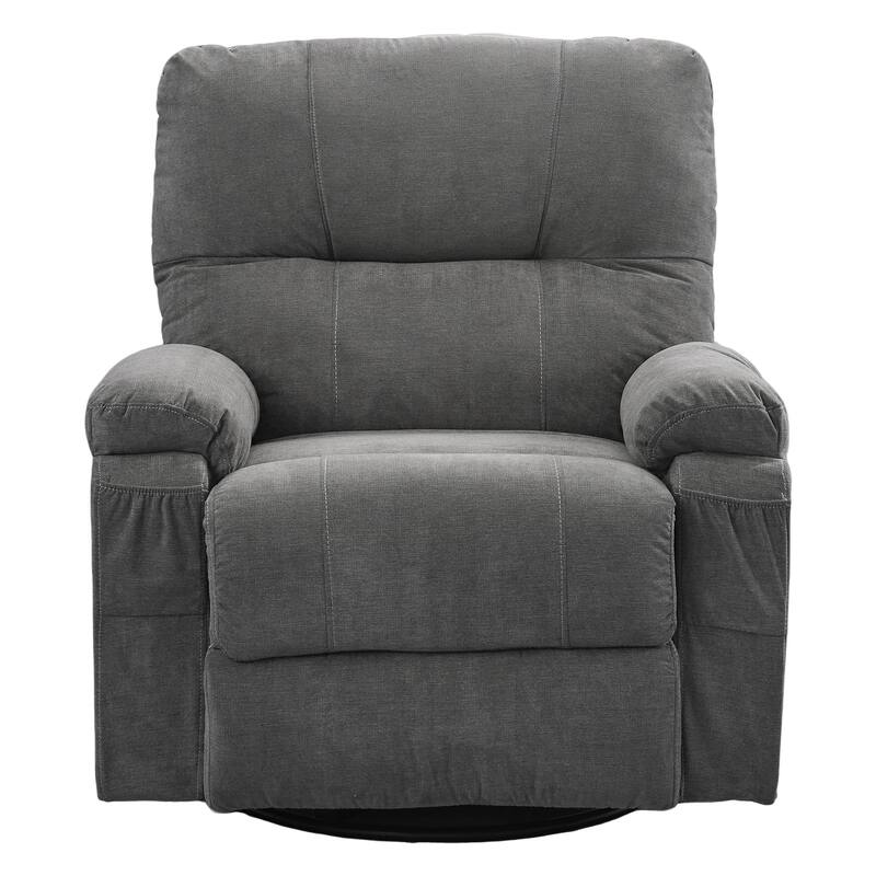 Recliner Chair,360 Degree Rotating Swing Single Sofa Chair, Equipped with Soft Cushion and Backrest, Comfortable Armchair