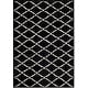 preview thumbnail 74 of 101, SAFAVIEH Handmade Chatham Carlota Modern Moroccan Wool Rug 4' x 6' - Black/Ivory - Rectangle